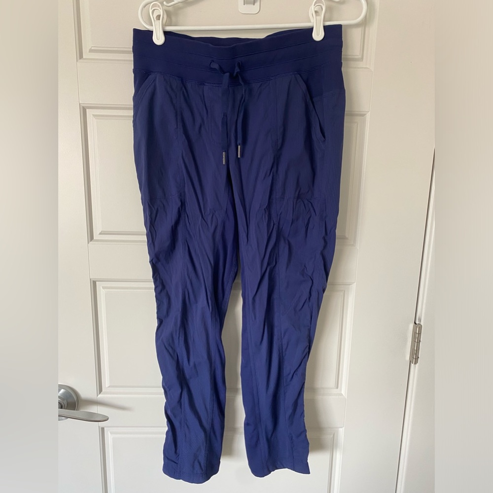 Purple crop lululemon dance pants